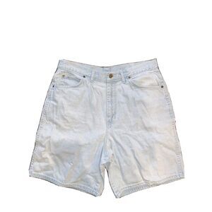 Vintage Chic Jean Shorts Womens 18 Mom Jeans Light Wash Denim High Waist‎